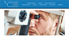 Desktop Screenshot of hartlandeyecare.com
